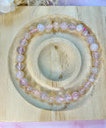Kirschblütenachat Armband 6mm