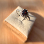 Schwarzer Opal Ring
