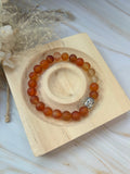 Karneol Buddha Armband 0,8