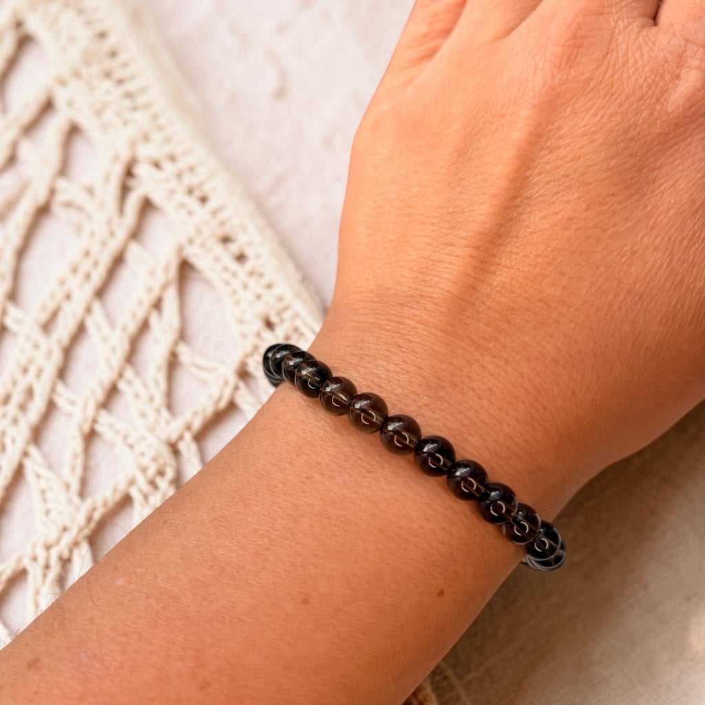 Rauchquarz Armband 6mm