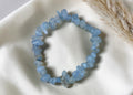 Aquamarin Splitter Armband