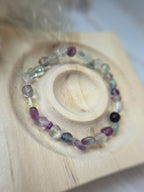 Fluorit Nuggets Armband