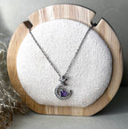 Mond & Sterne Amethyst Halskette