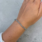 Labradorit Armband 4mm faccetiert