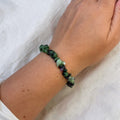 Rubin in Zoisit Splitterarmband