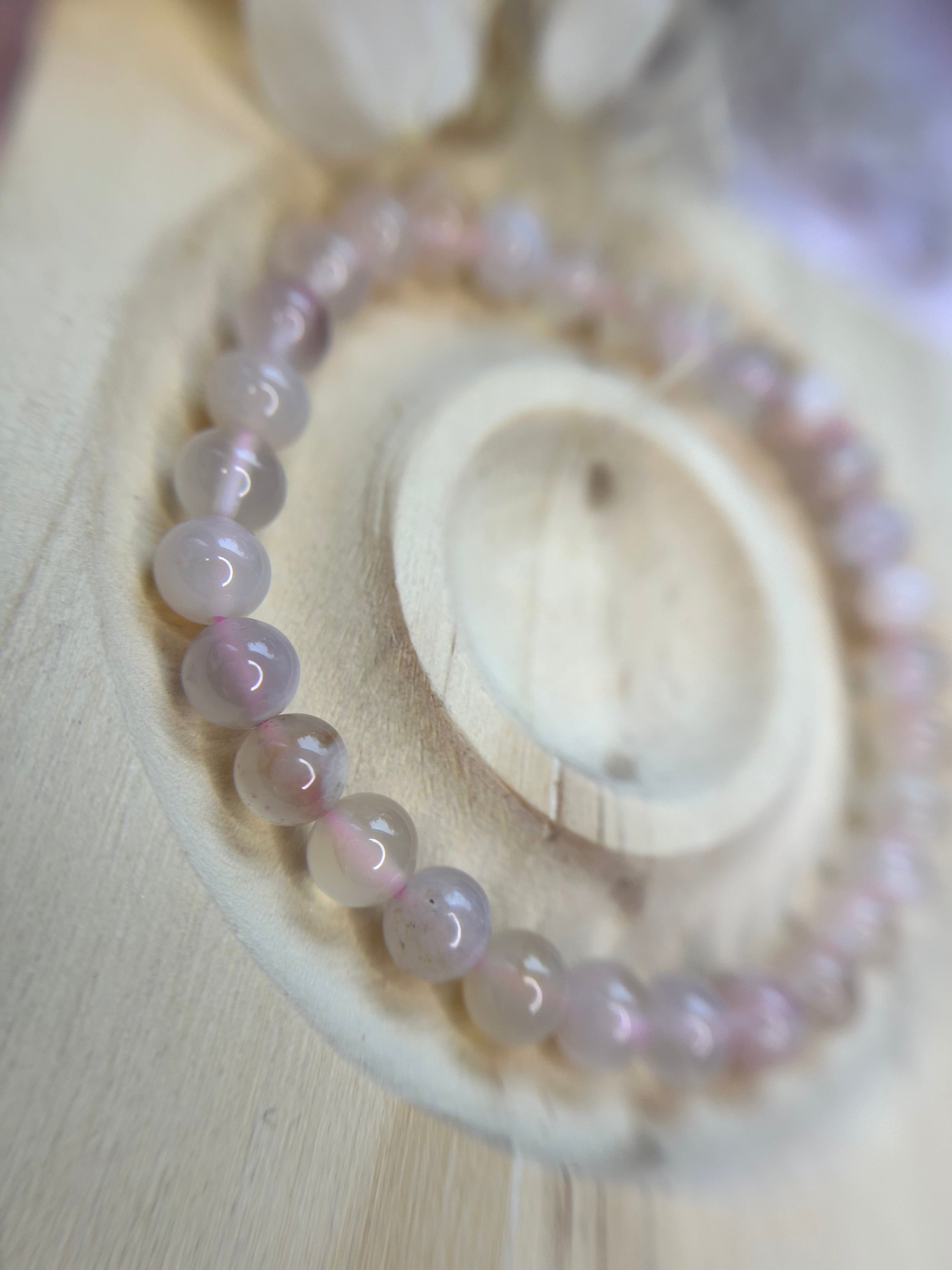 Kirschblütenachat Armband 6mm
