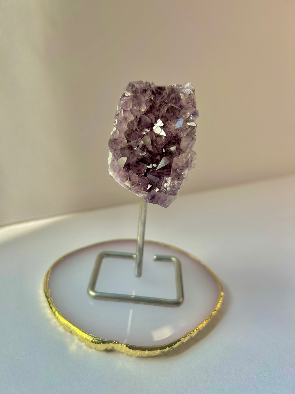 Amethyst Cluster auf Ständer