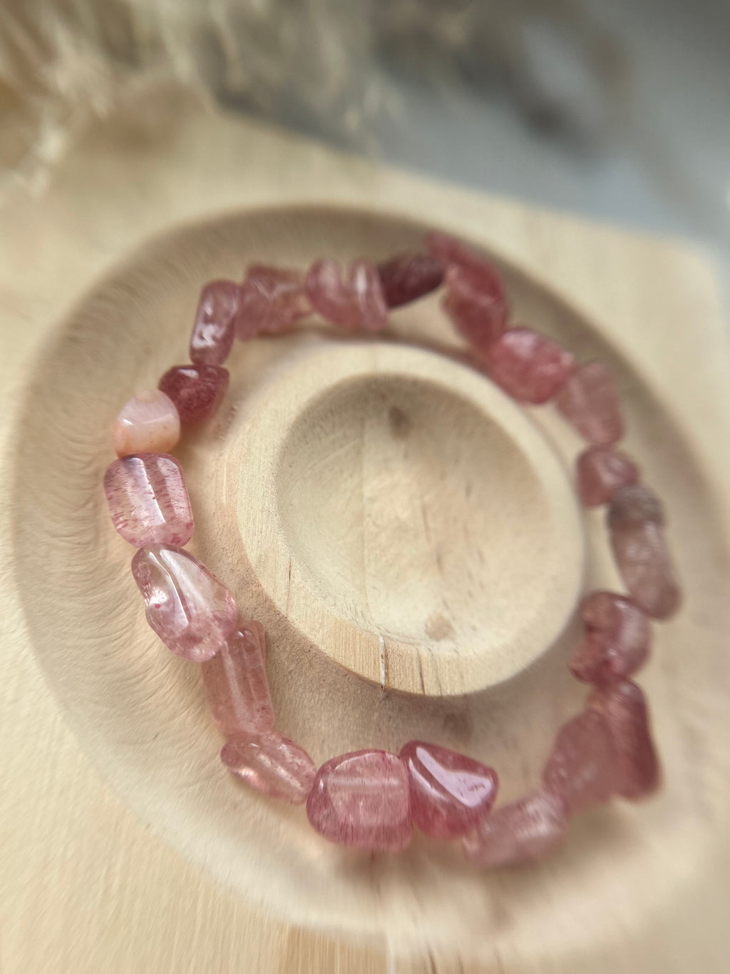 Hämatitquarz Nugget Armband
