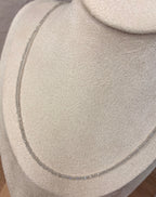 Labradorit Halskette facettiert 0,2cm