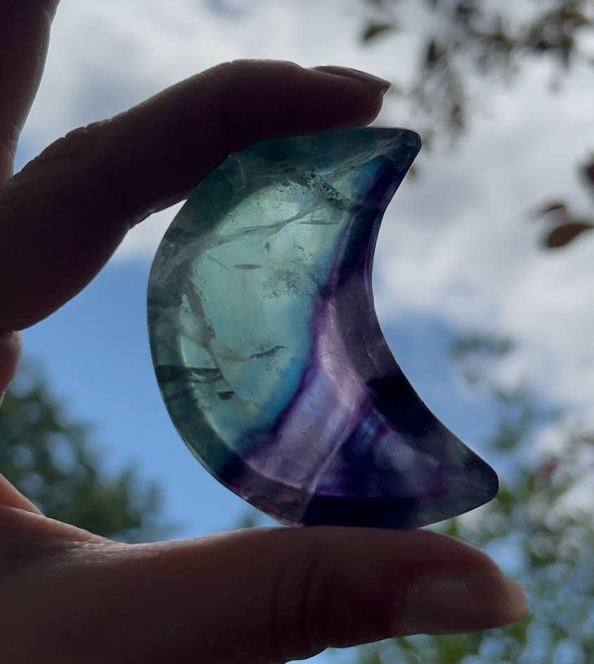 Fluorit Mond Schale