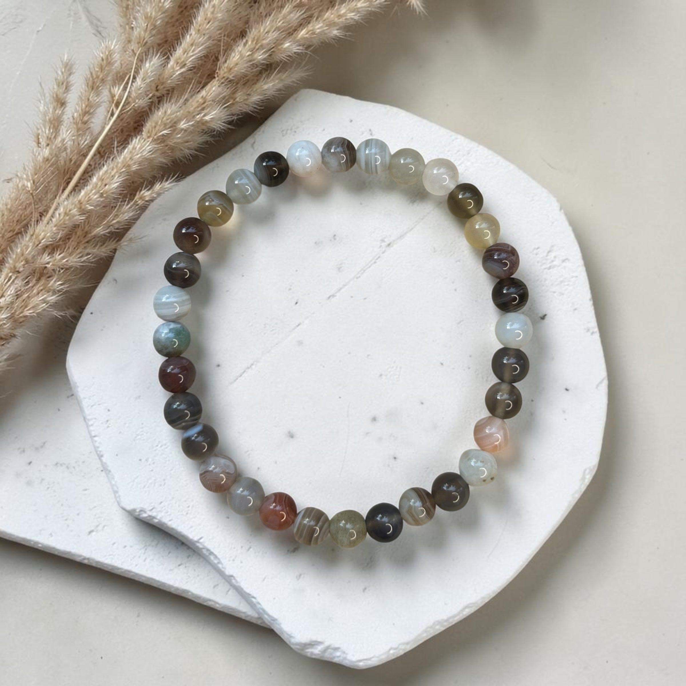 Botswana Achat Armband