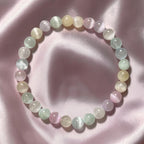 Selenit Armband bunt 6 mm