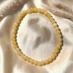 Orangencalcit Armband 4 mm