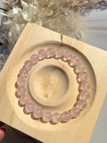 Rosenquarz Armband 0,8
