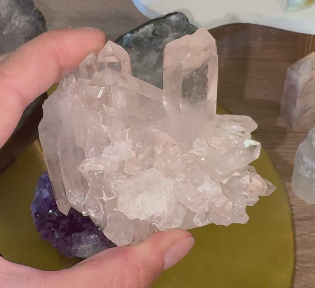 Bergkristall Cluster aus Brasilien