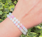 Selenit Armband bunt 6 mm