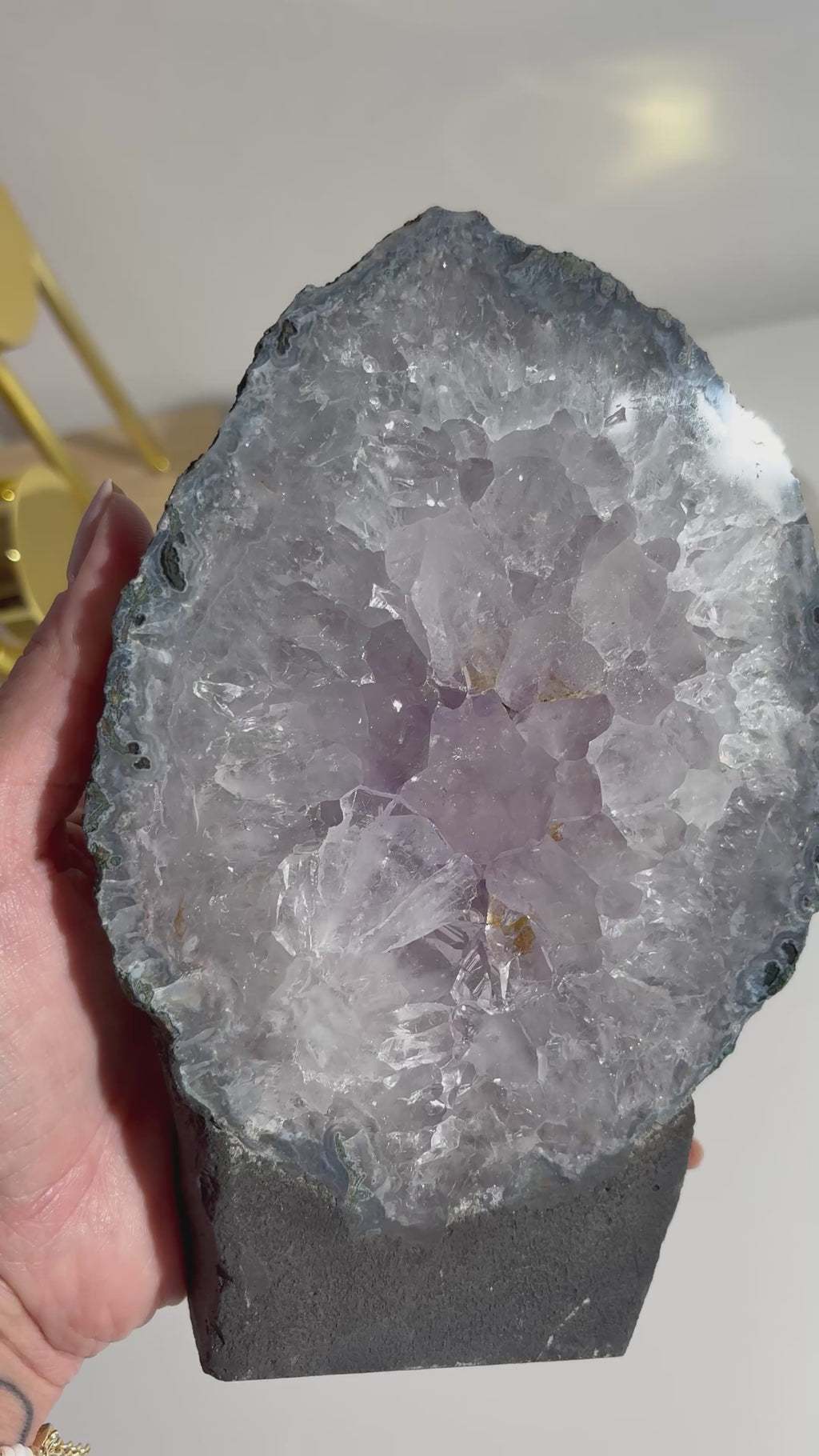 Amethyst Scheibe